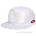 Chapéu snapback de algodão com estampa de borracha